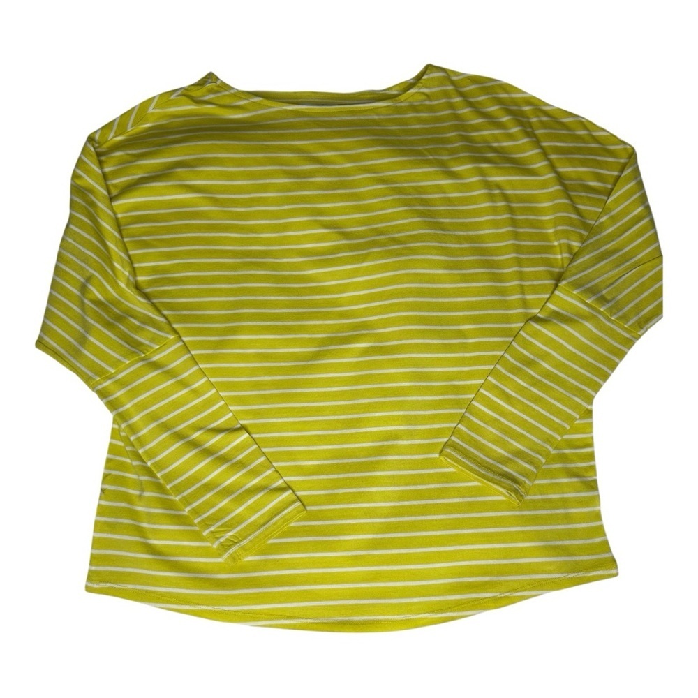 Crown & Ivy Lemon Stripe Top
